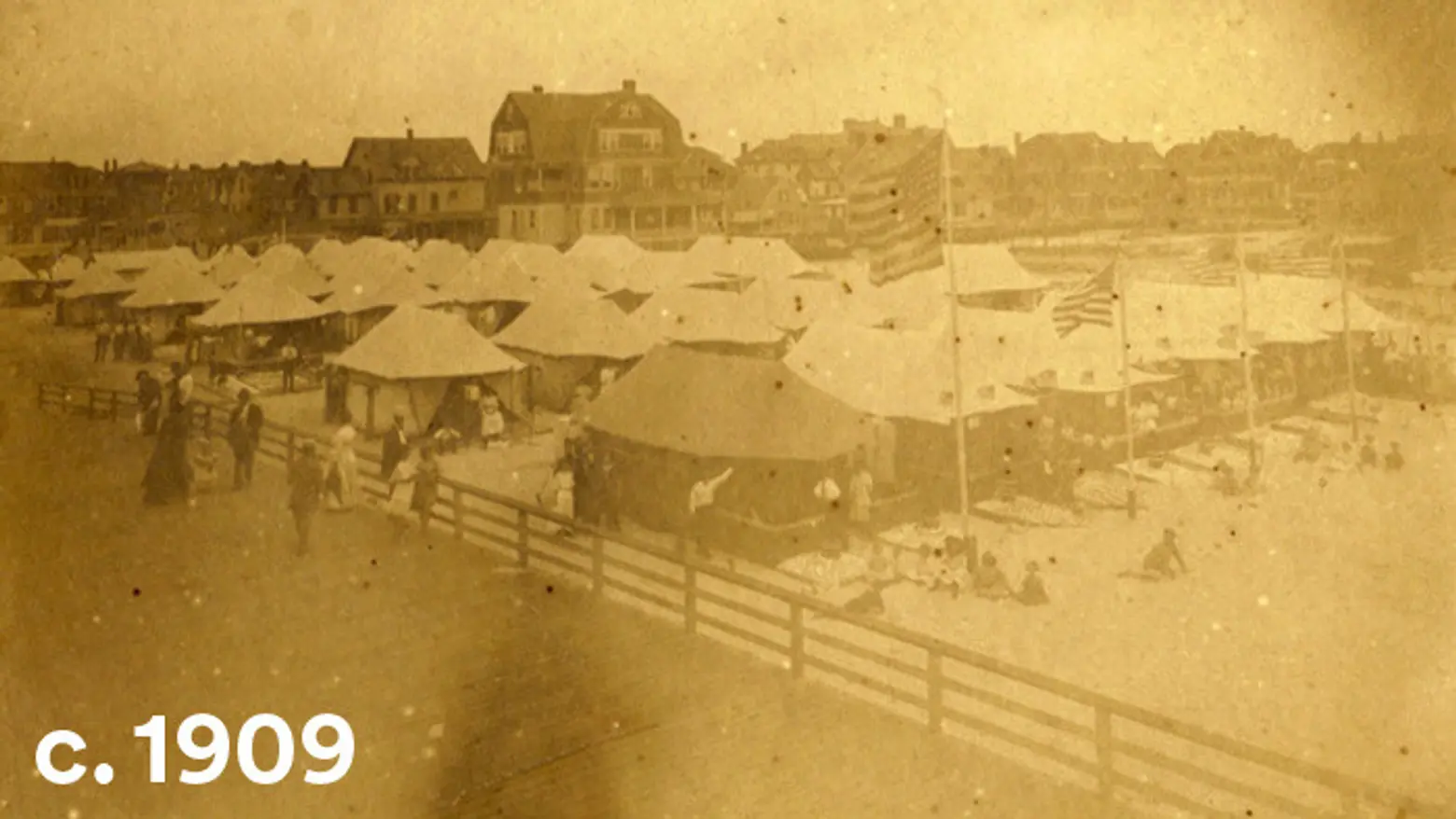 camping at the rockaways in queens early 1900s