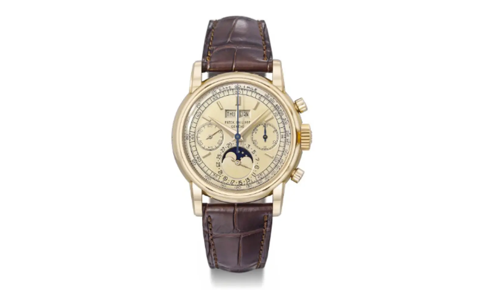 A rare Patek Philippe 18K pink gold watch, expensive watches, world class watches, most expensive watch