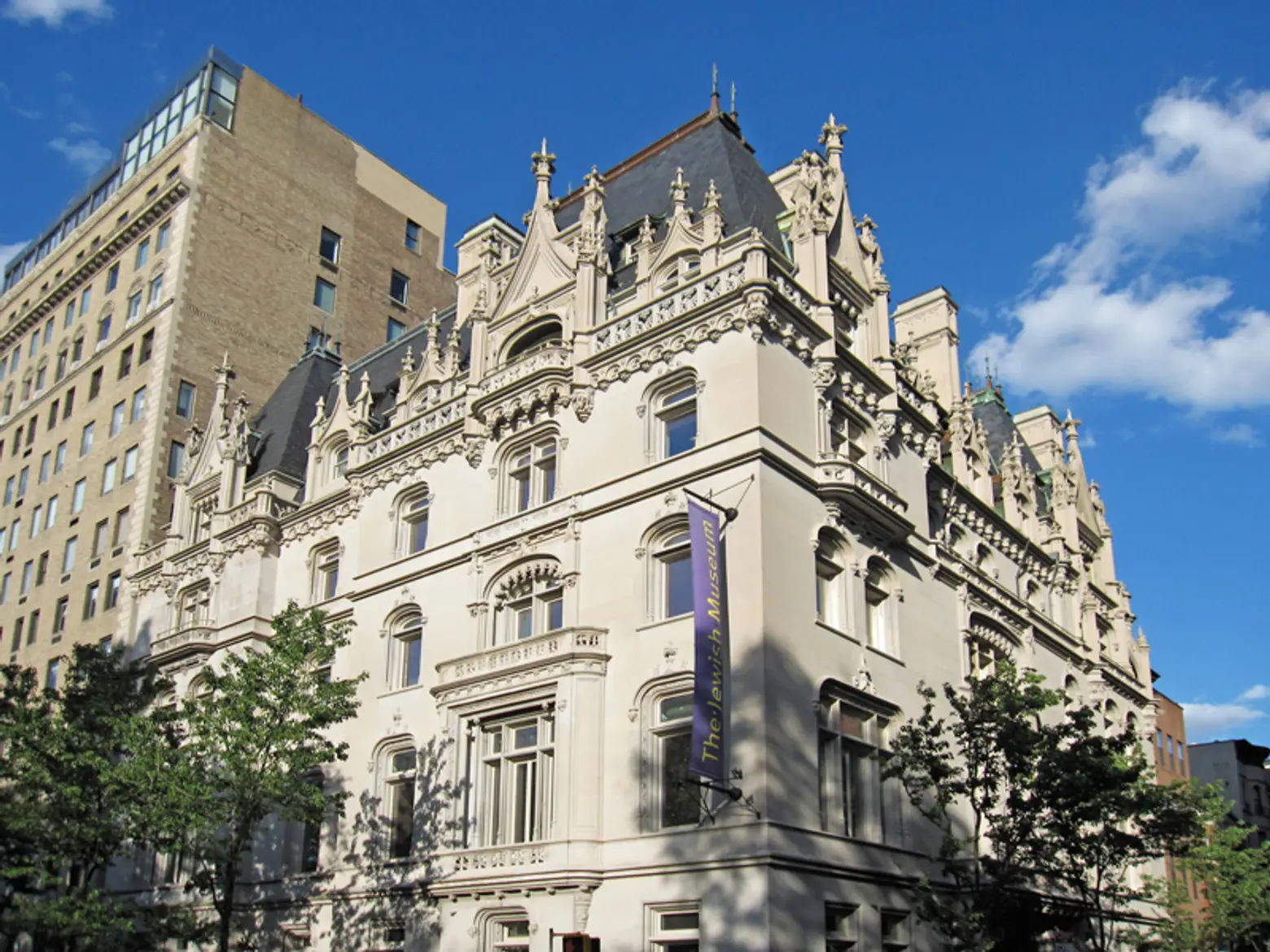 A view of the Felix Warburg Mansion, now the Jewish Museum of New York.