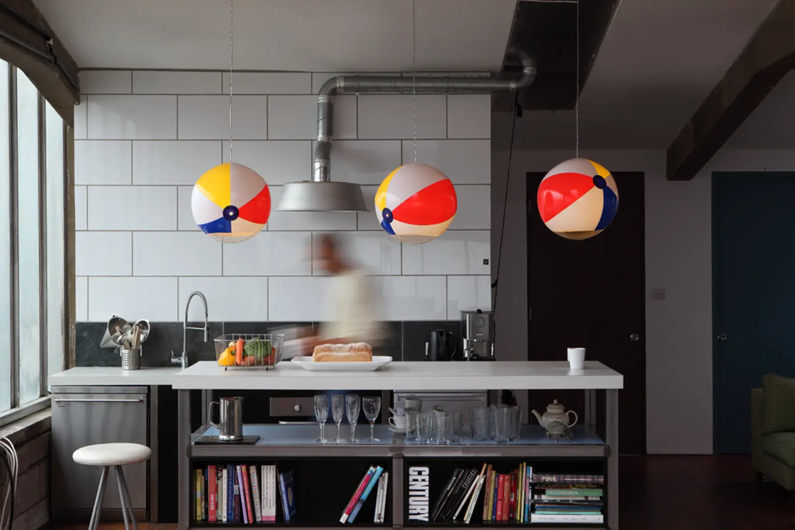 Beach Ball Lights designed by TOBYhouse and Toby Sanders
