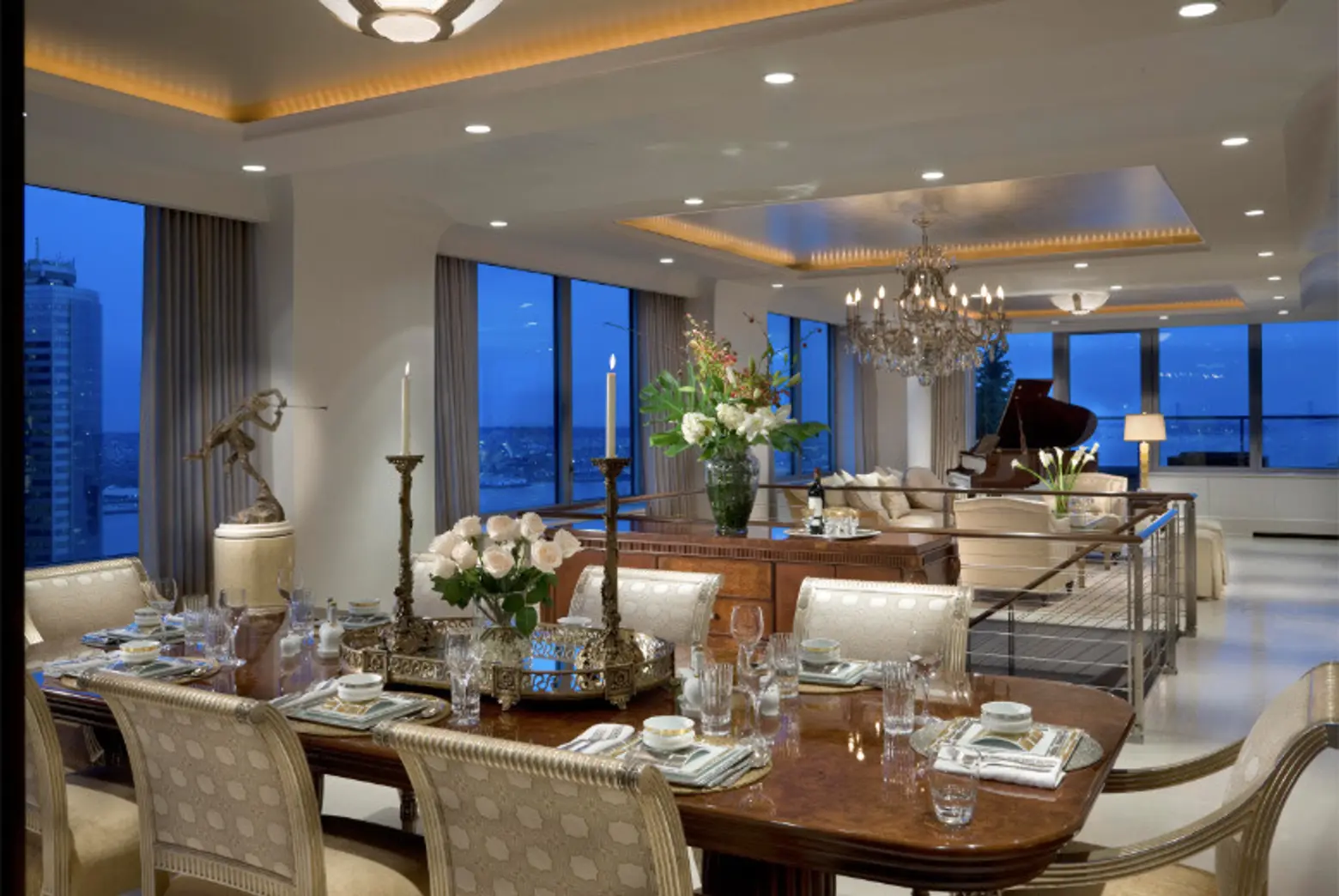 Ritz Carlton interior, three condo combo, record setting price, $118.5 million, Ryan Serhant, Million Dollar Listing