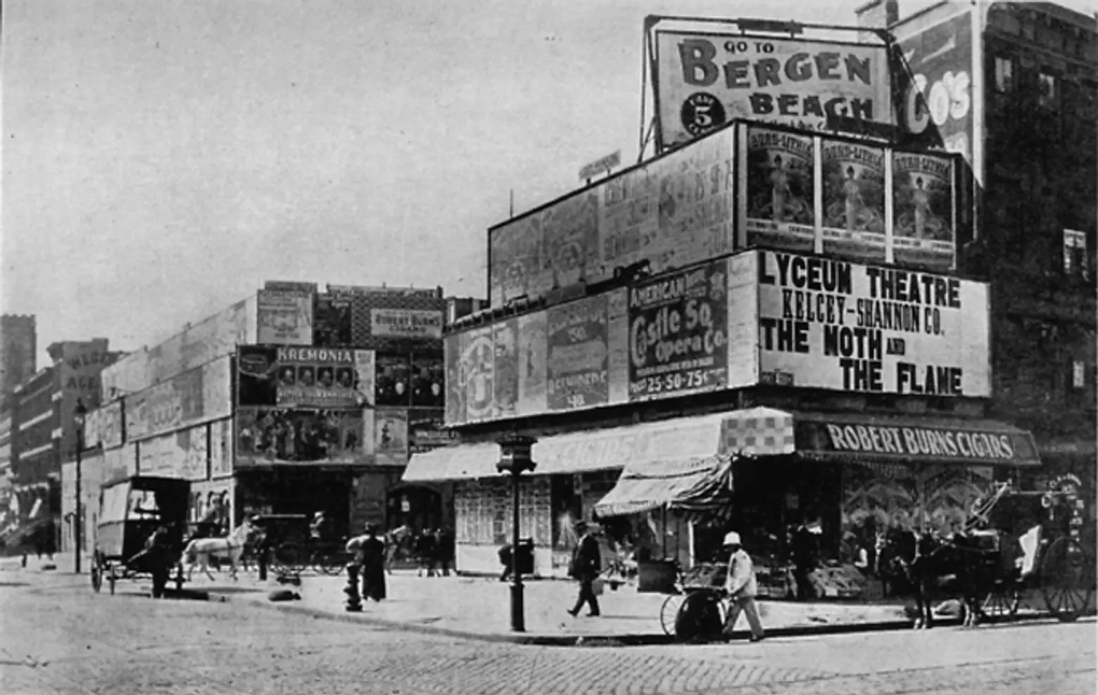 19th century times square, times square 1880s, early times square, historic photos of times square