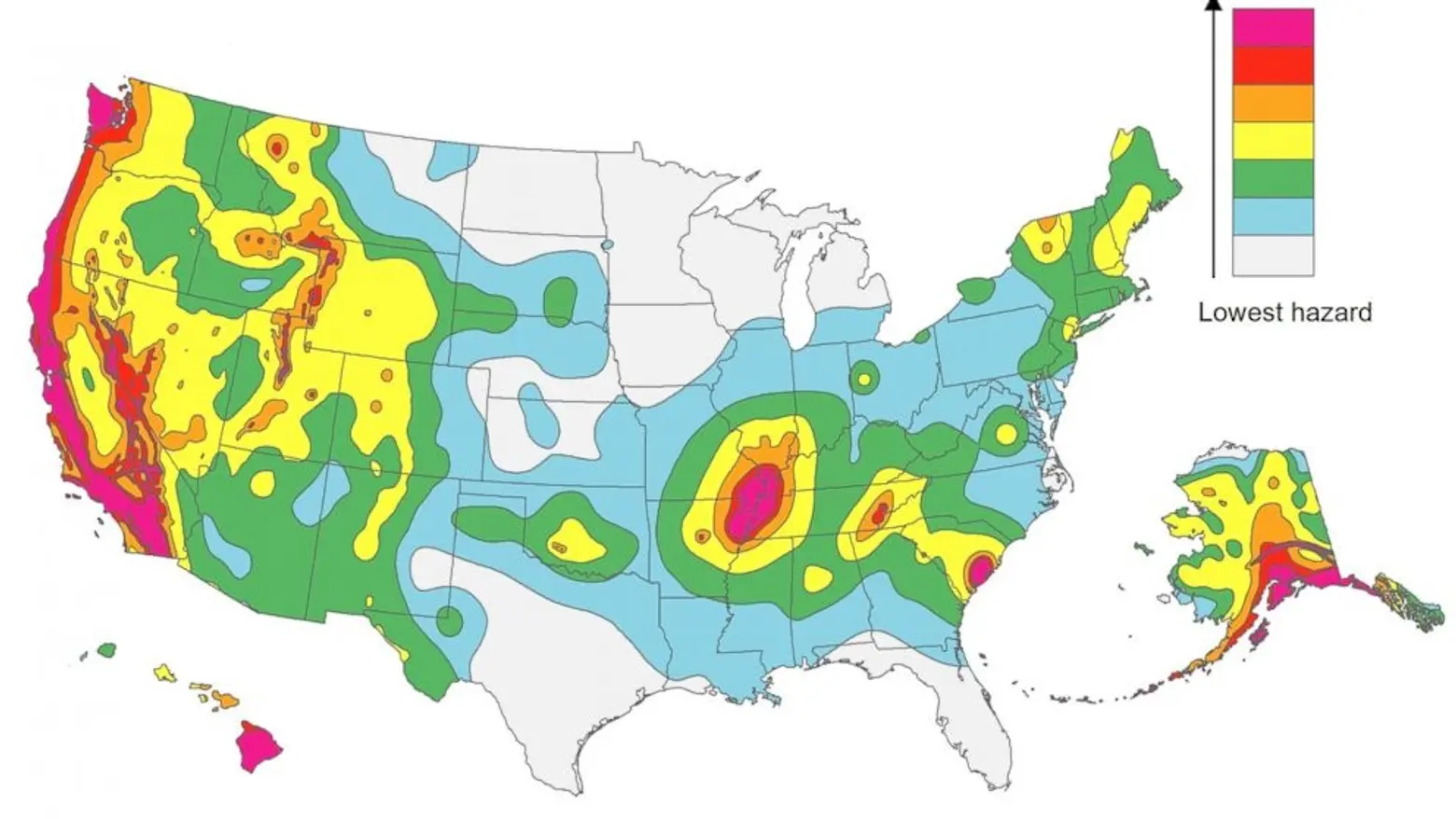 U.S. Geological Survey, National Seismic Hazard Map, earthquake maps, earthquake data
