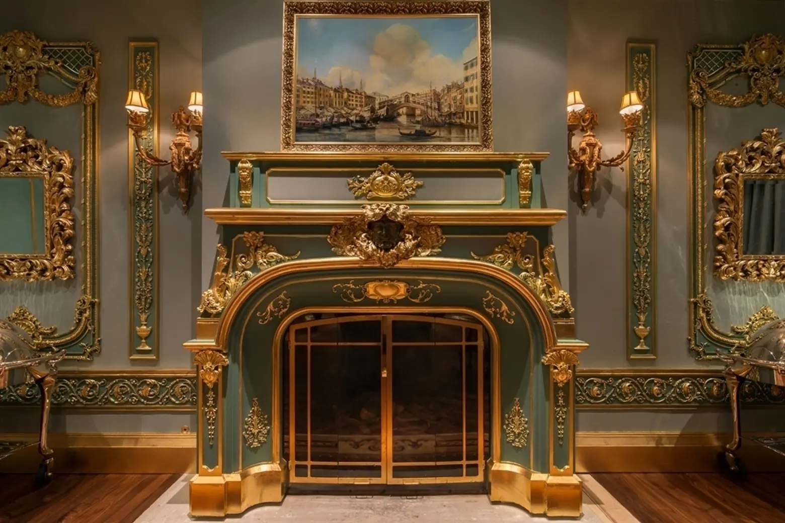 12 East 69th Street, Vincent and Teresa Viola, NYC mansions, Upper East Side mansions, biggest NYC houses, most expensive NYC real estate listings, gilded fireplace