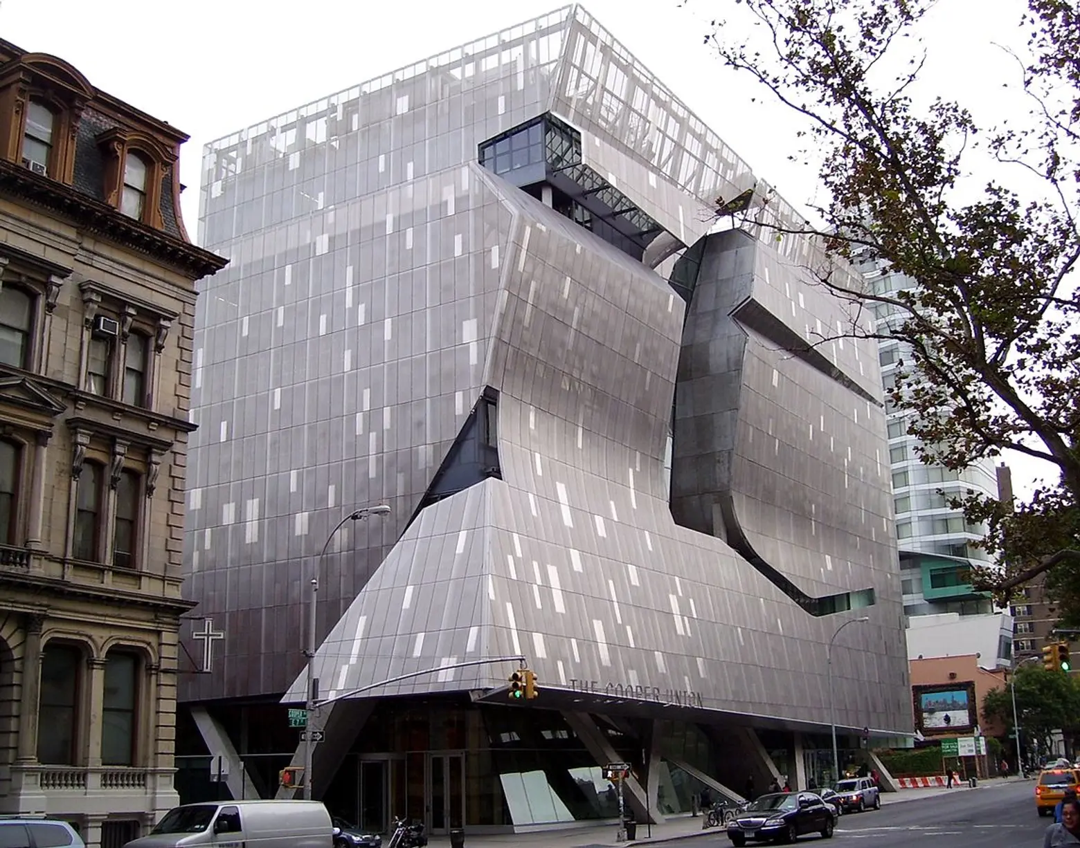 Cooper Union Center for Advancement of Science and Art, Morphosis, NYC contemporary architecture, Cooper Union