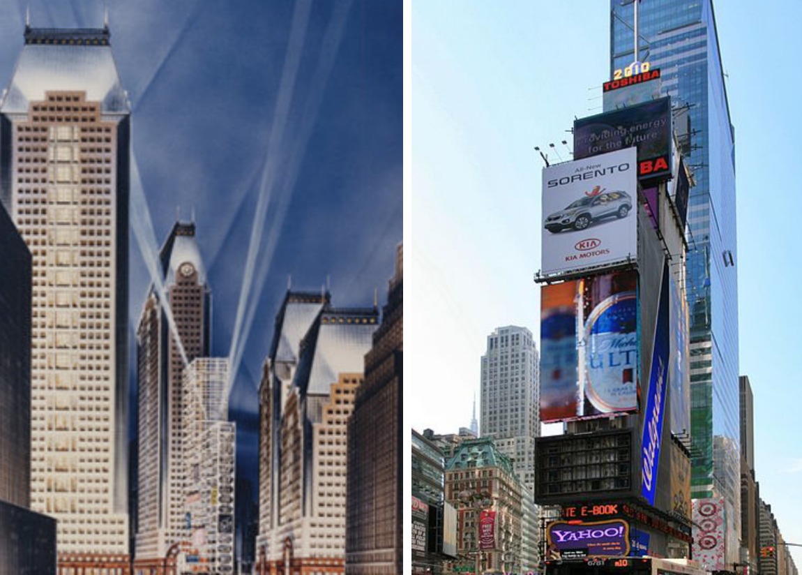 New Exhibition At The Skyscraper Museum Reveals Unrealized Times Square ...