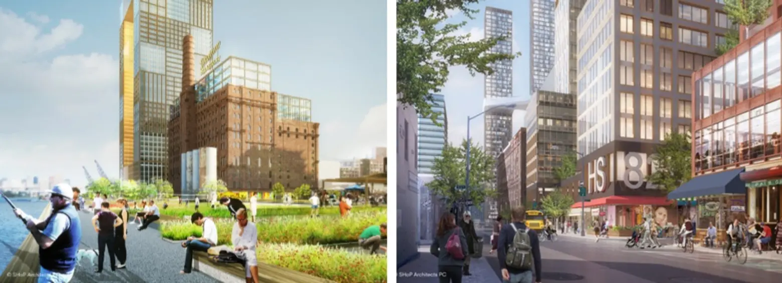 Domino Sugar Factory, SHoP Architects, NYC planned communities