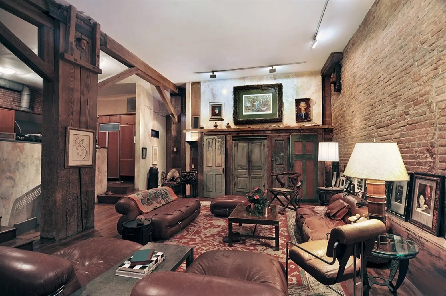719 Greenwich Street, apartment made of salvaged ship parts, exposed beams