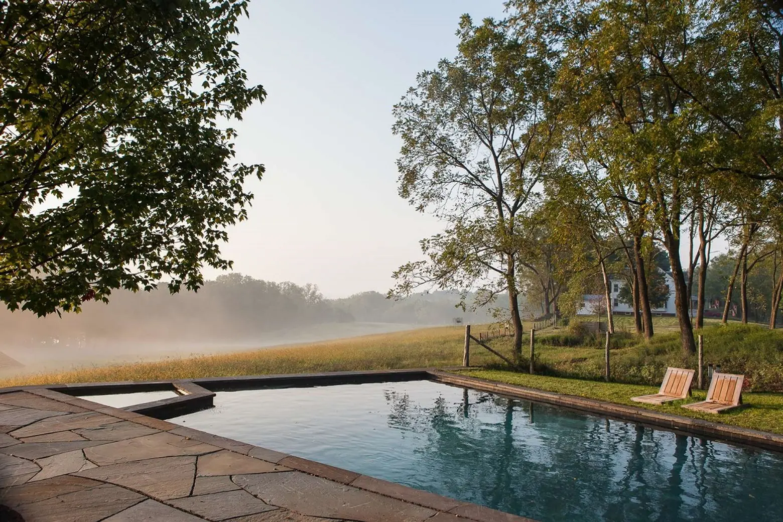 Susan Wisniewski Landscape, Greene County Residence, Greene County New York, upstate New York landscape design, trapezoidal pool