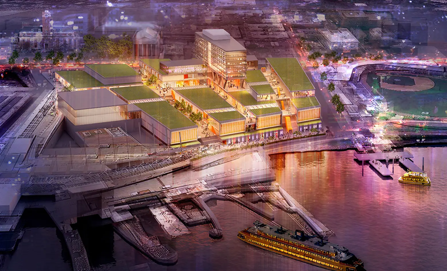 Empire Outlet Mall, SHoP Architects, St. George Redevelopment Plan, Staten Island waterfront