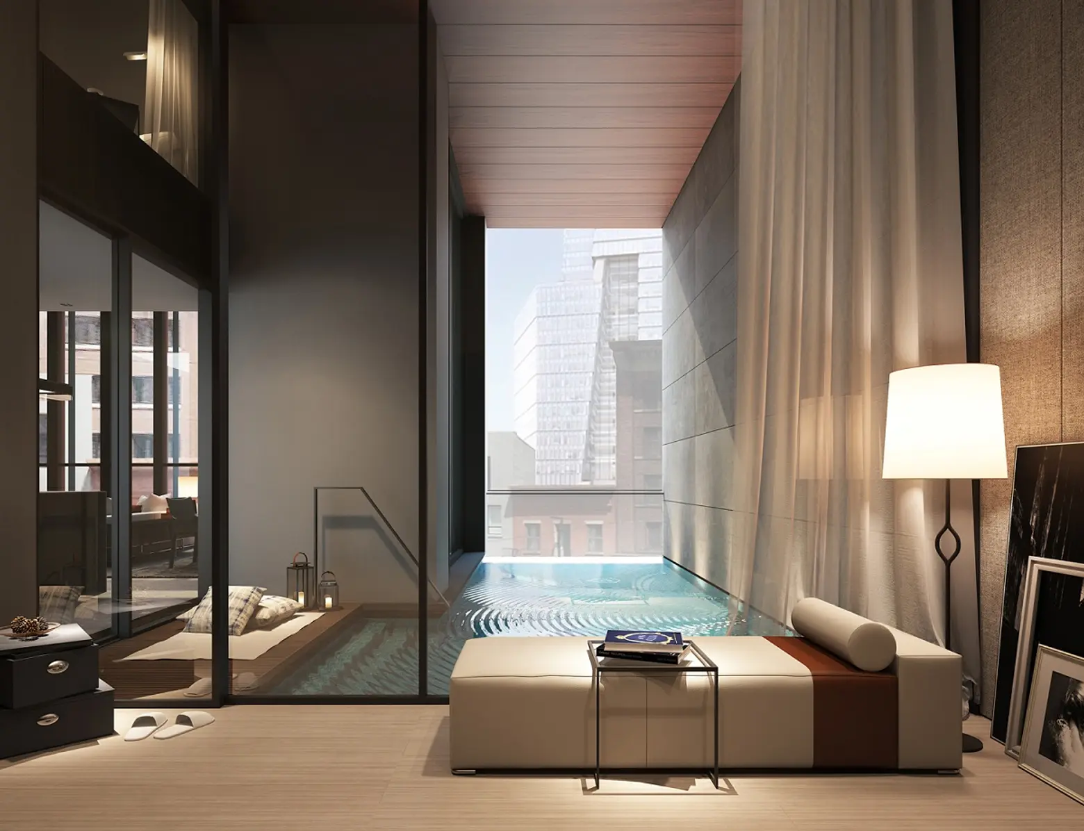 Soori High Line, SCDA Architects, High Line architecture, Soo Chan, interior swimming pool