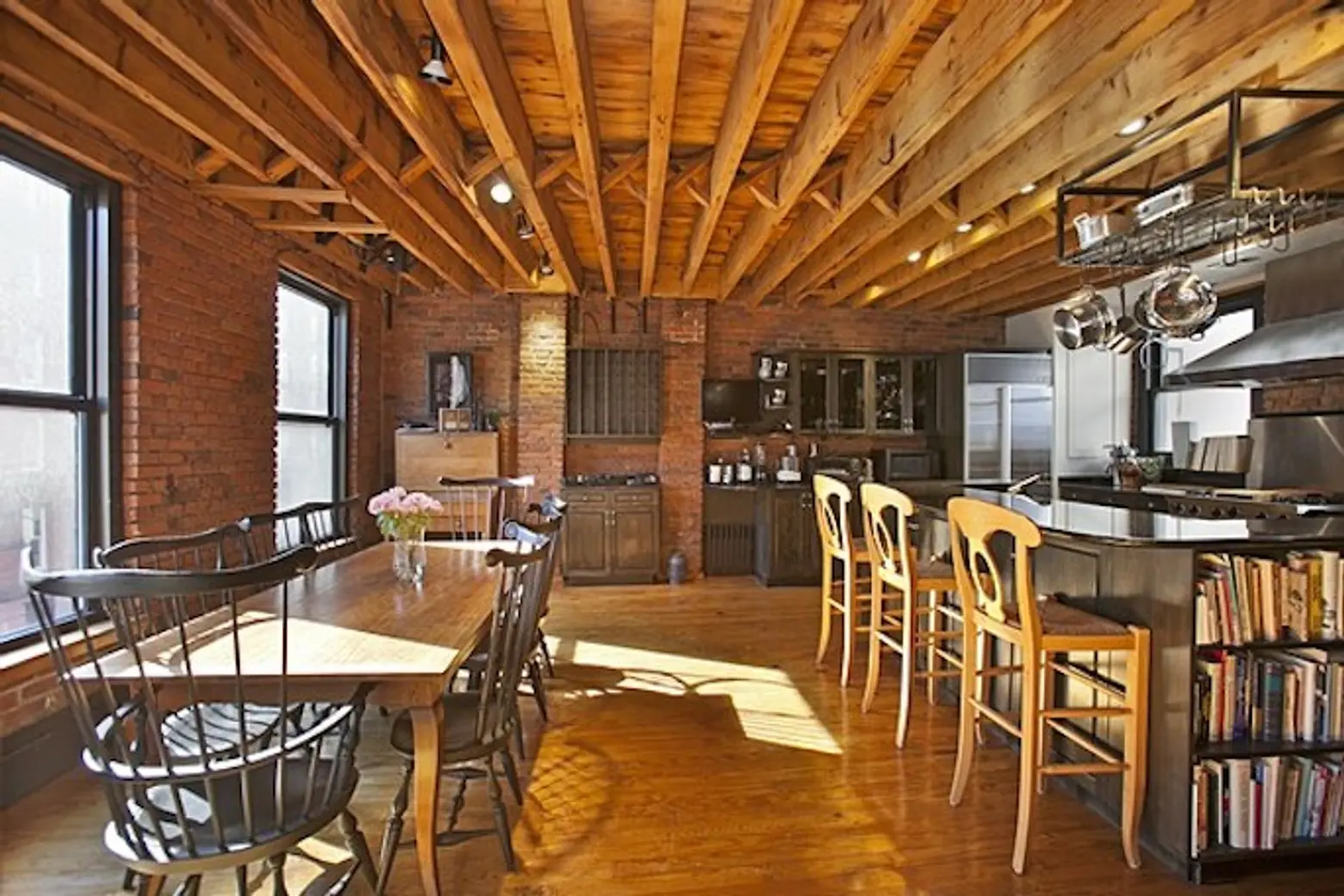 155 Duane Street, townhouse with five-story atrium, live/workspace in Tribeca