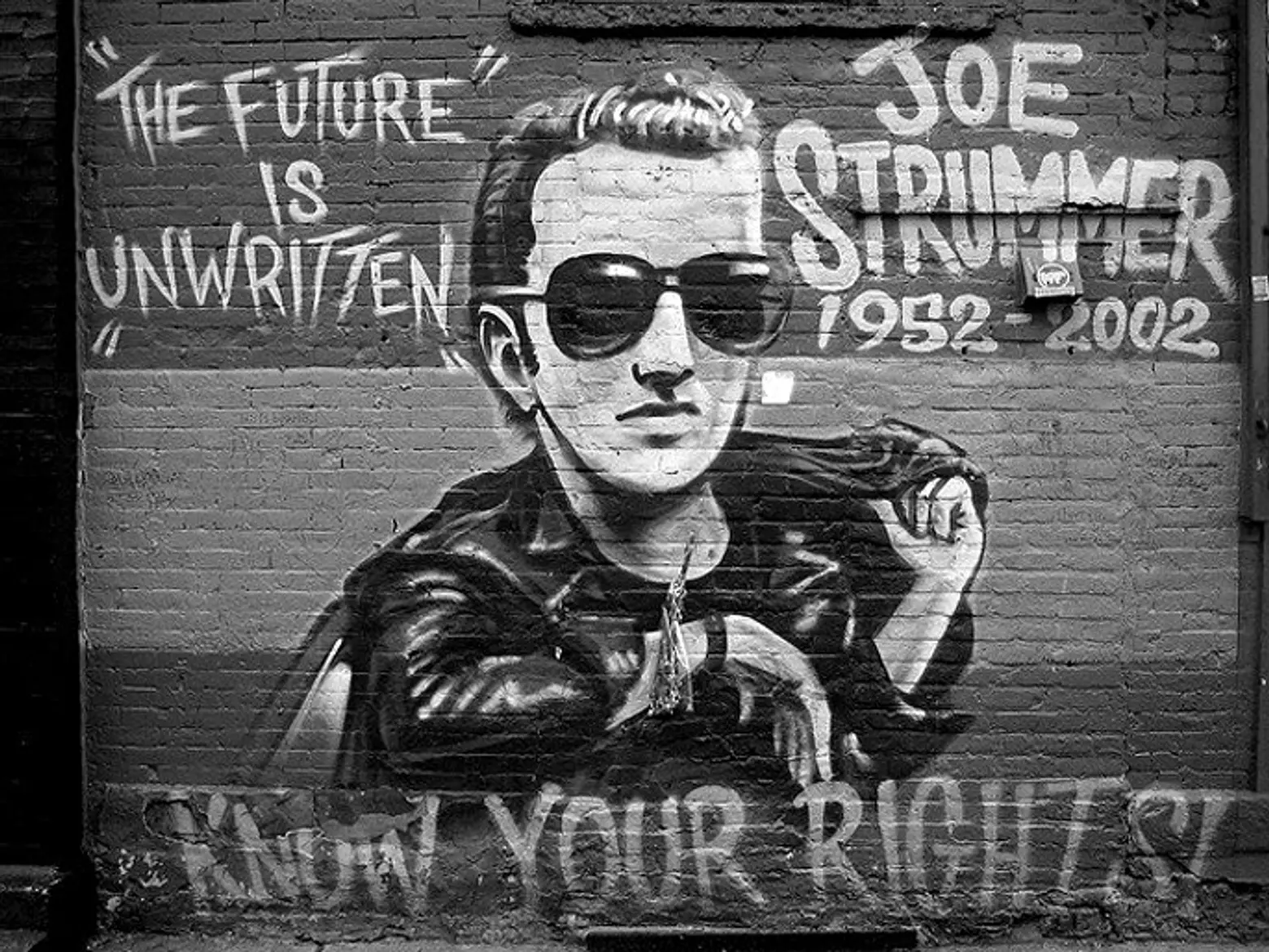 Joe Strummer, The Clash, East 7th Street, East Village, Alphabet City, NYC