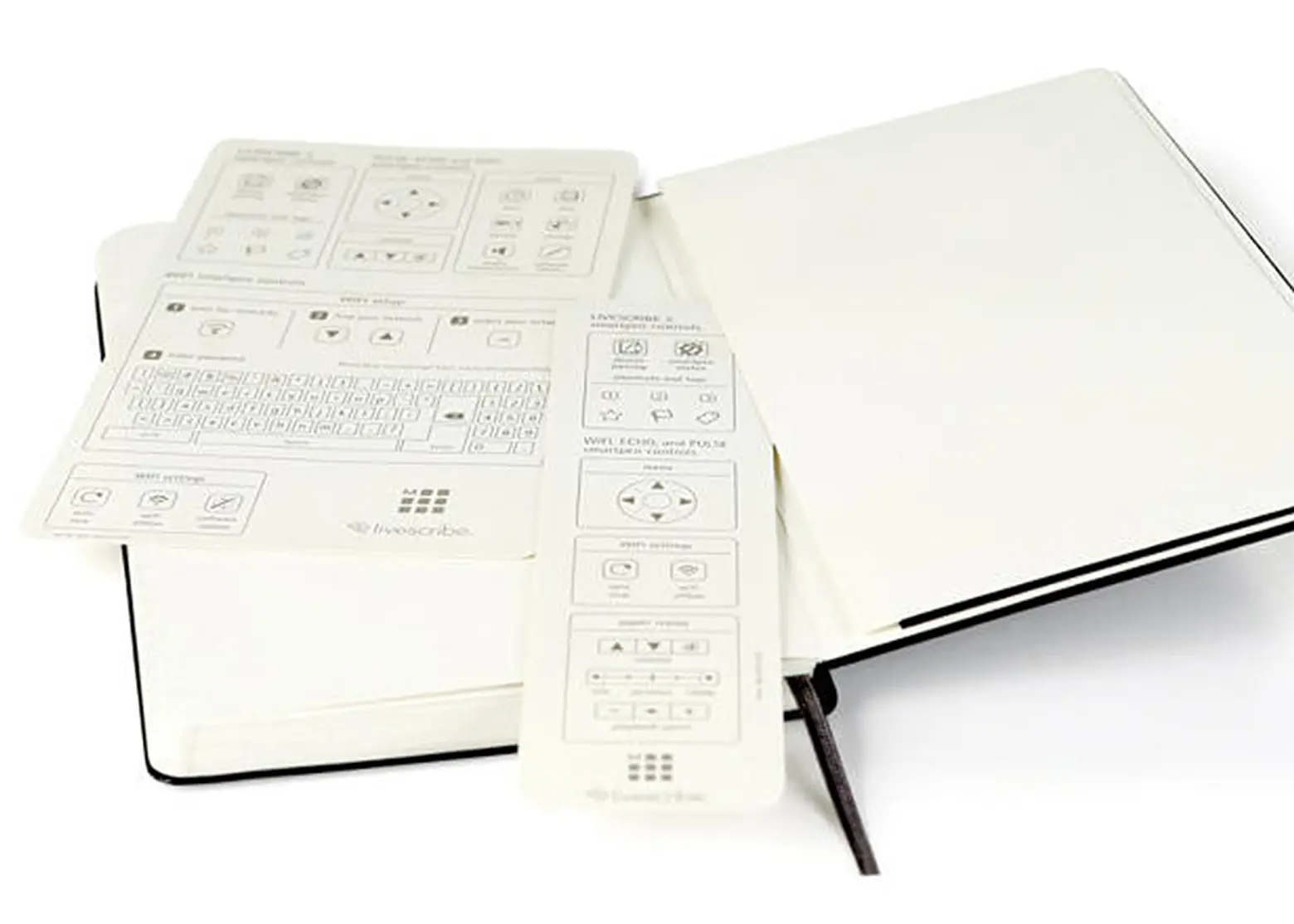 Moleskine, Livescribe Notebook, iPad compatible, notebook, automatic back up