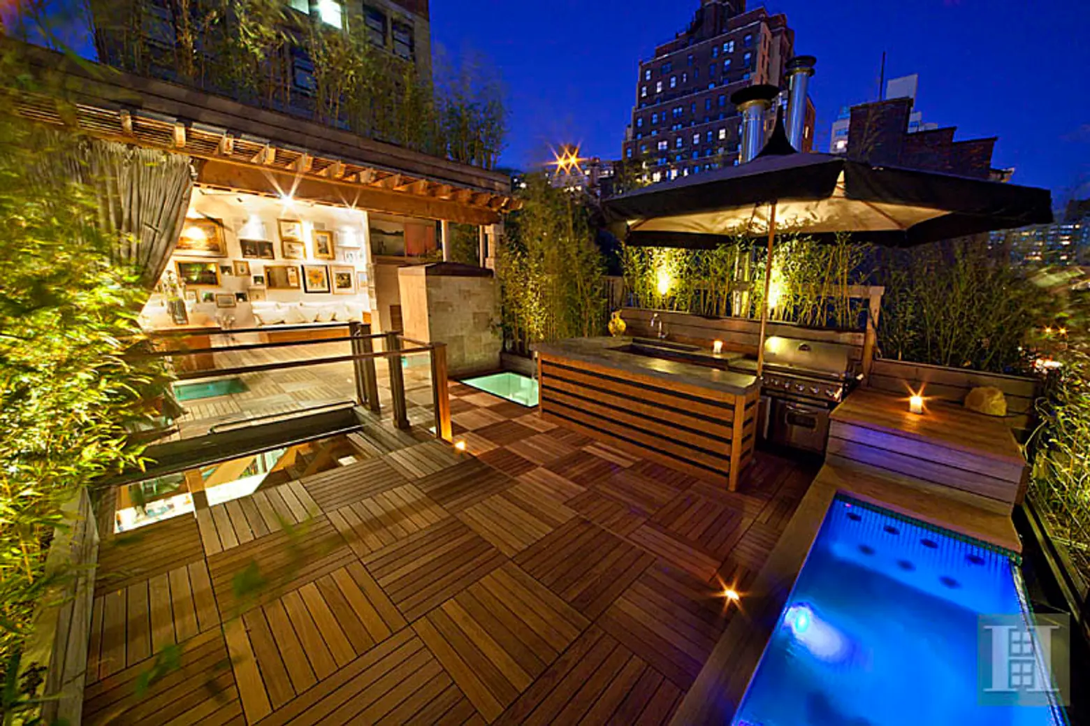 221 West 13th Street, rooftop terrace, infinity pool,