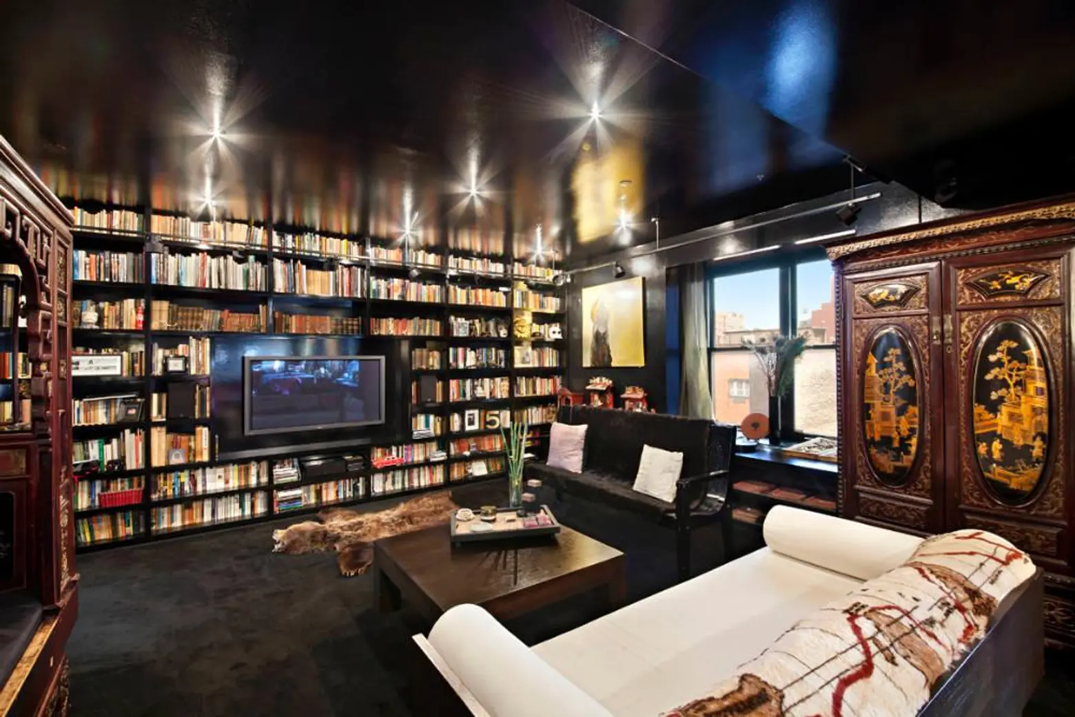 213 23rd Street, the Black Apartment, Stefan Boublil designed to look like Shanghai nightclub, Cindy Gallop