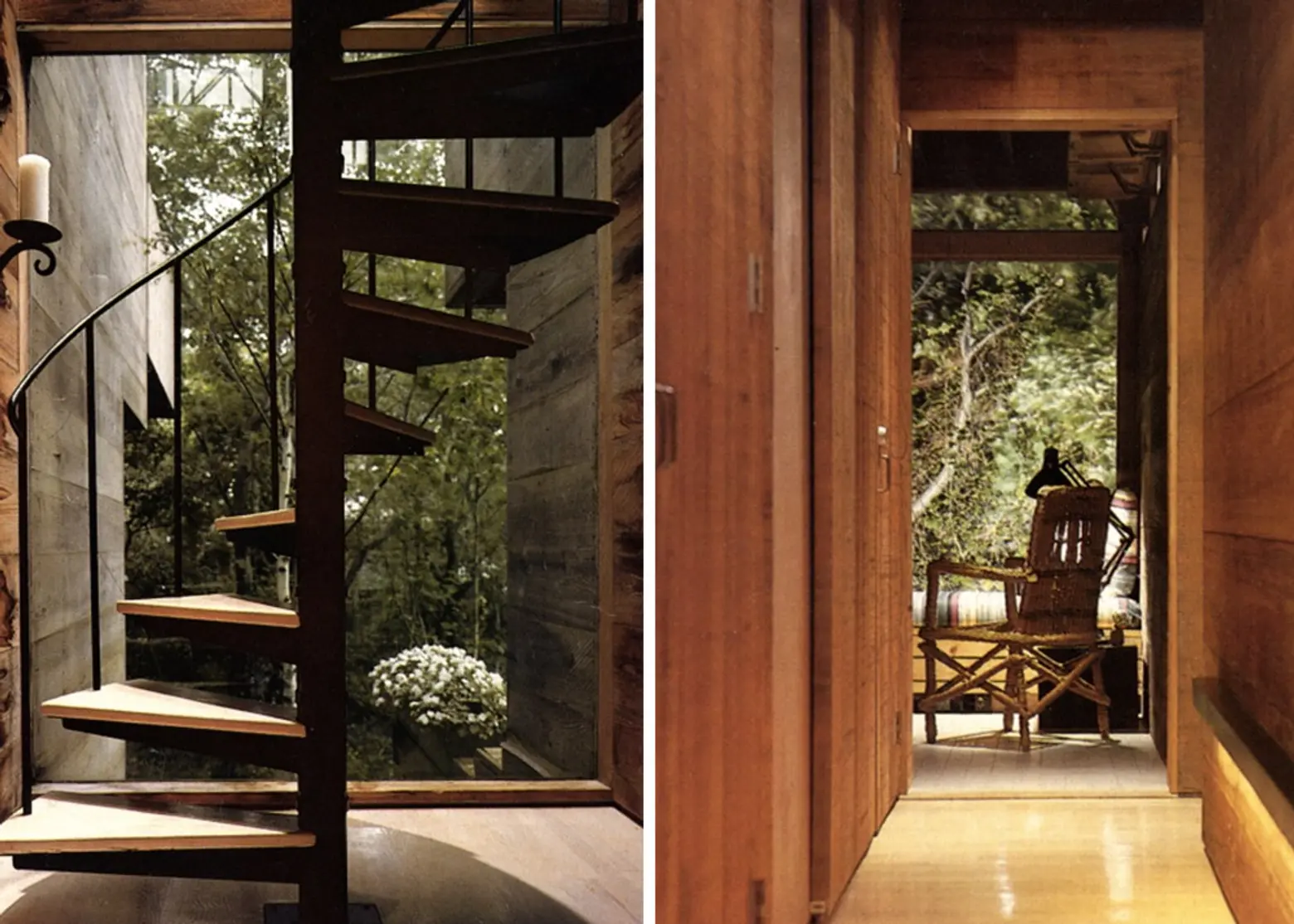 Bates Masi + Architects, Fire Island, Tree House, Cypress wood, fir wood, oak wood, roughly cut wood