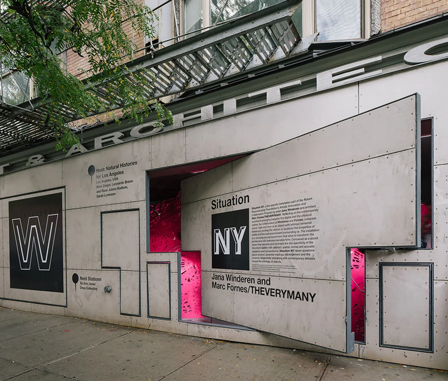 Situation NY, Storefront for Art and Architecture, Jana Winderen, Marc Fornes