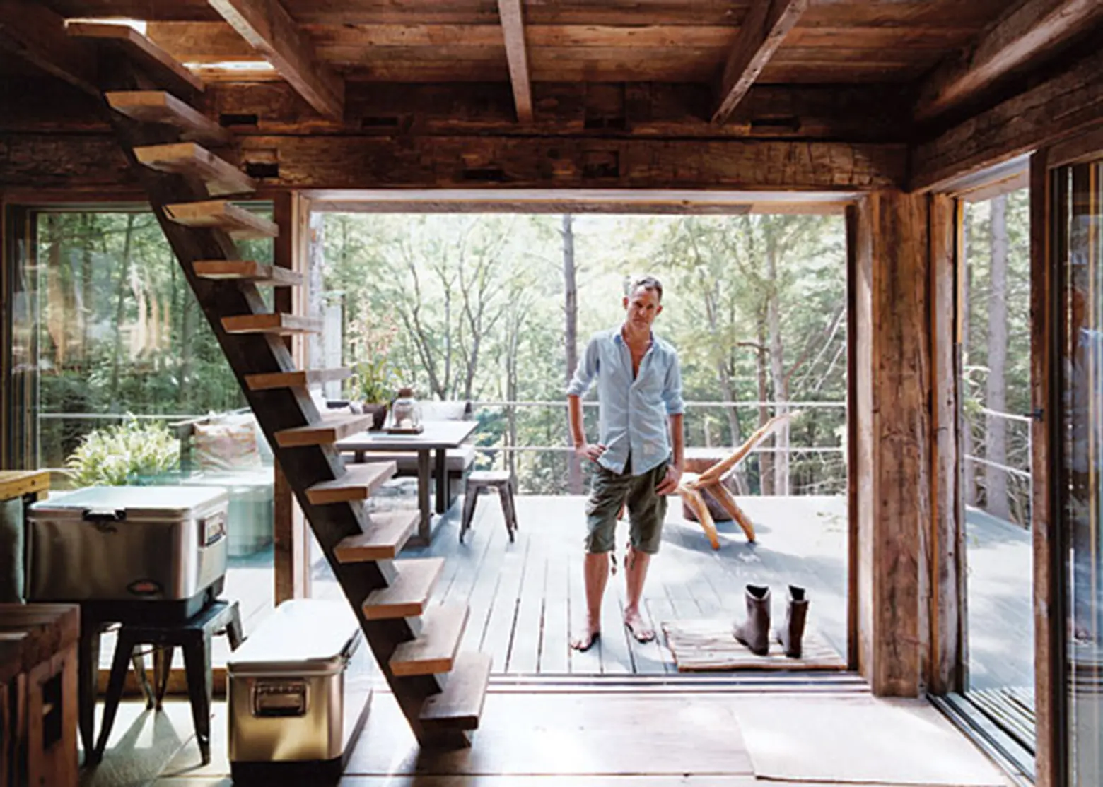 Scott Newkirk, rough wood cabin, woodland retreat, Yulan, New York, small cabin, off-grid, 14x14 Feet, 14 sq ft