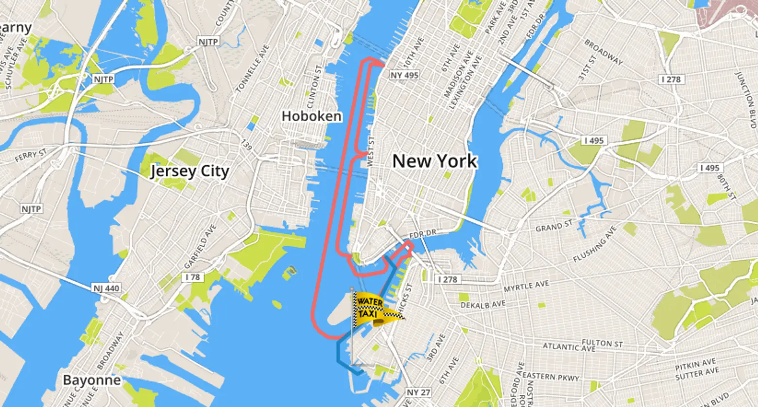 red hook van brunt street new york water taxi
