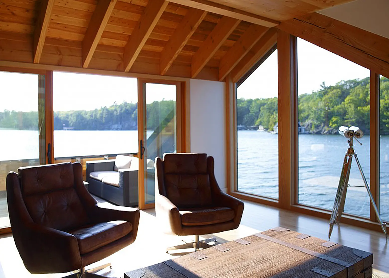 Altius Architecture, Modern boathouse, Lake Joseph Boathouse, Canadian Muskoka Lake boathouses, lake life,