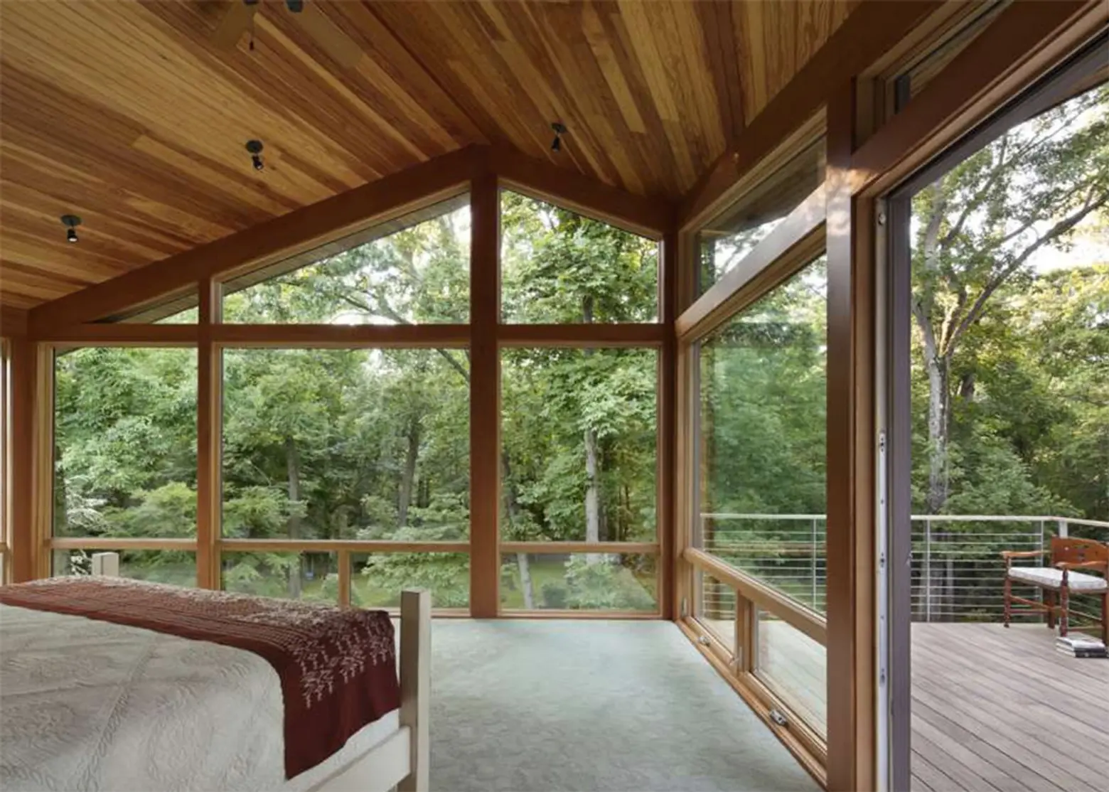 Architect Stephen Moser, treehouse-inspired home, Mamaroneck Residence, renovated ranch, 1950s ranch, Mamaroneck, O’Brien Carpentry, 