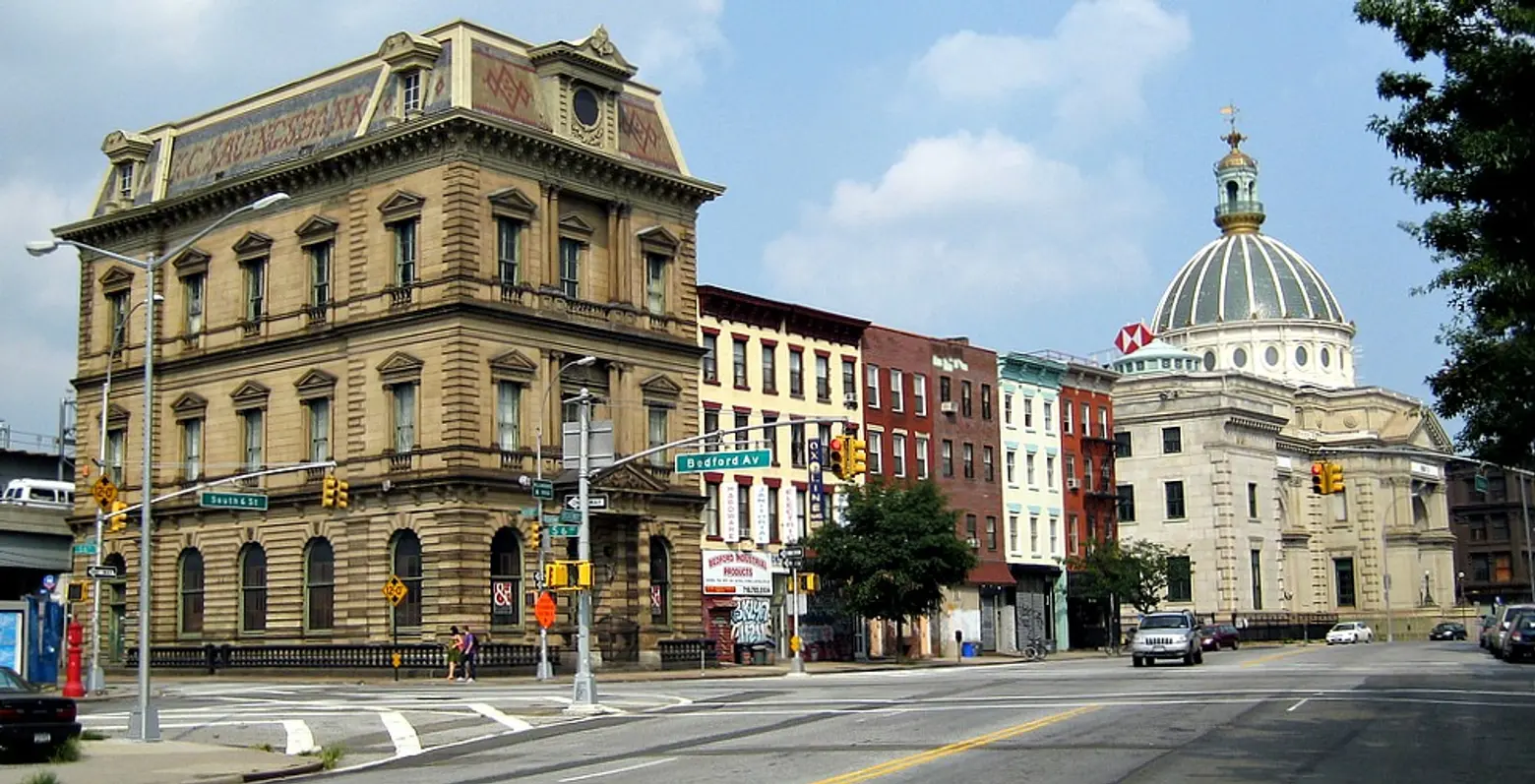 Broadway in Brooklyn, Kings County Savings Bank, Williamsburg Savings Bank