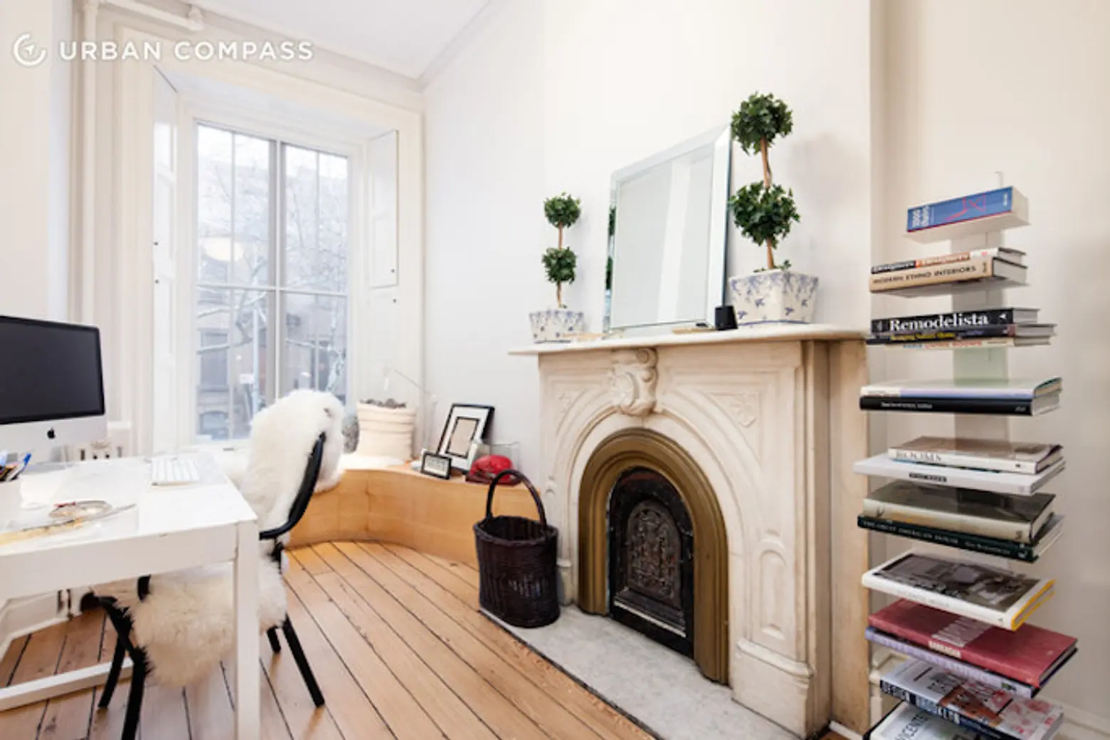 241 Sacket Street, landscaped garden with playhouse, renovated townhouse with green bathroom