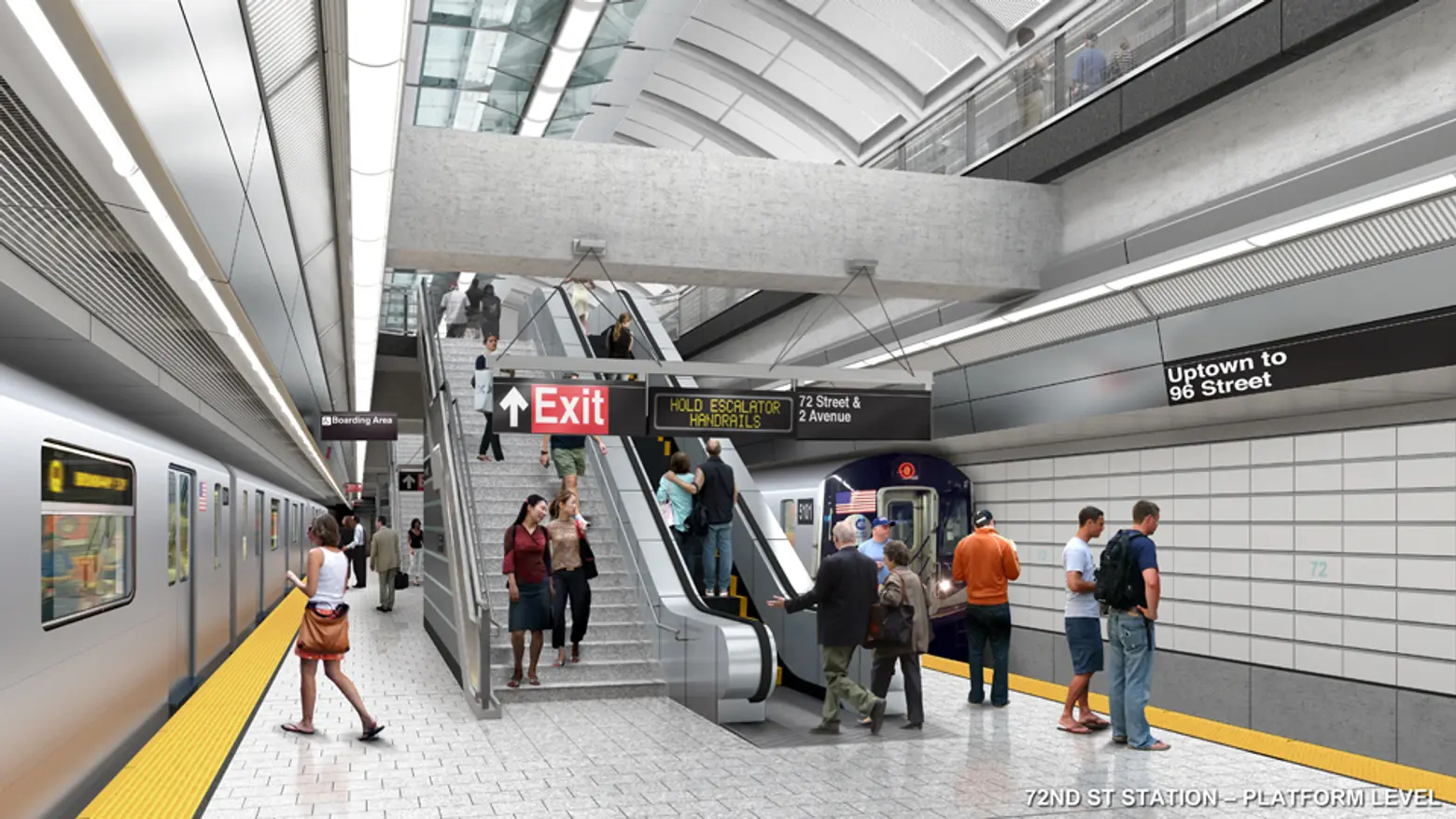 second avenue subway, sas, 72nd street staion platform, subway platform, phase 1