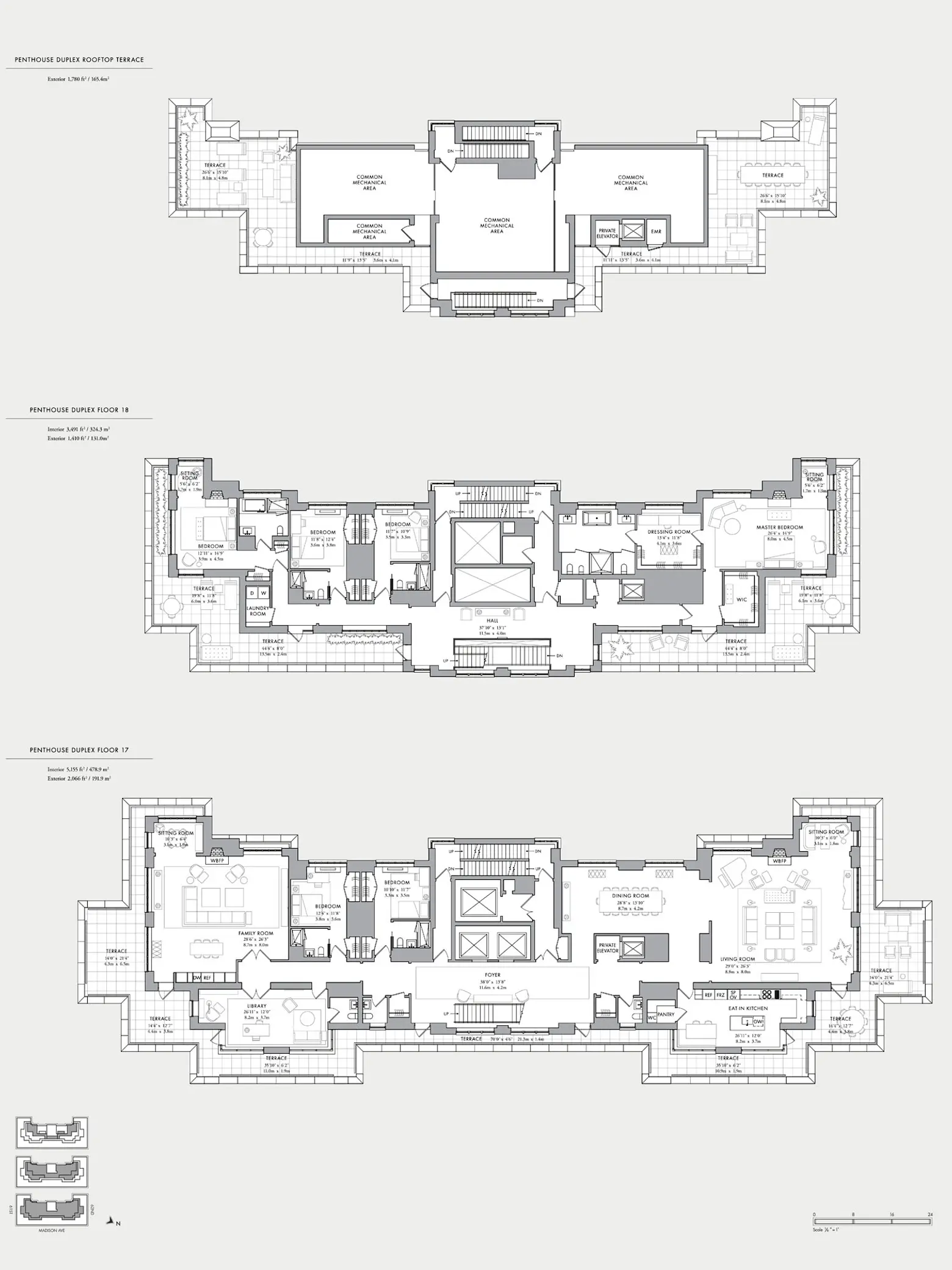 carlton house penthouse floorplan