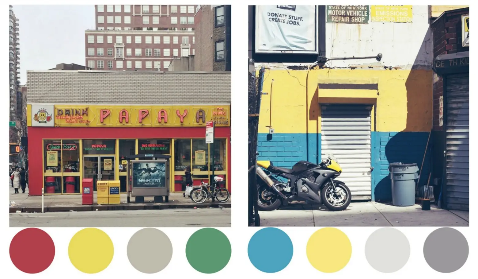 Color Me NYC, Andrew Bly, NYC photography, design color palettes