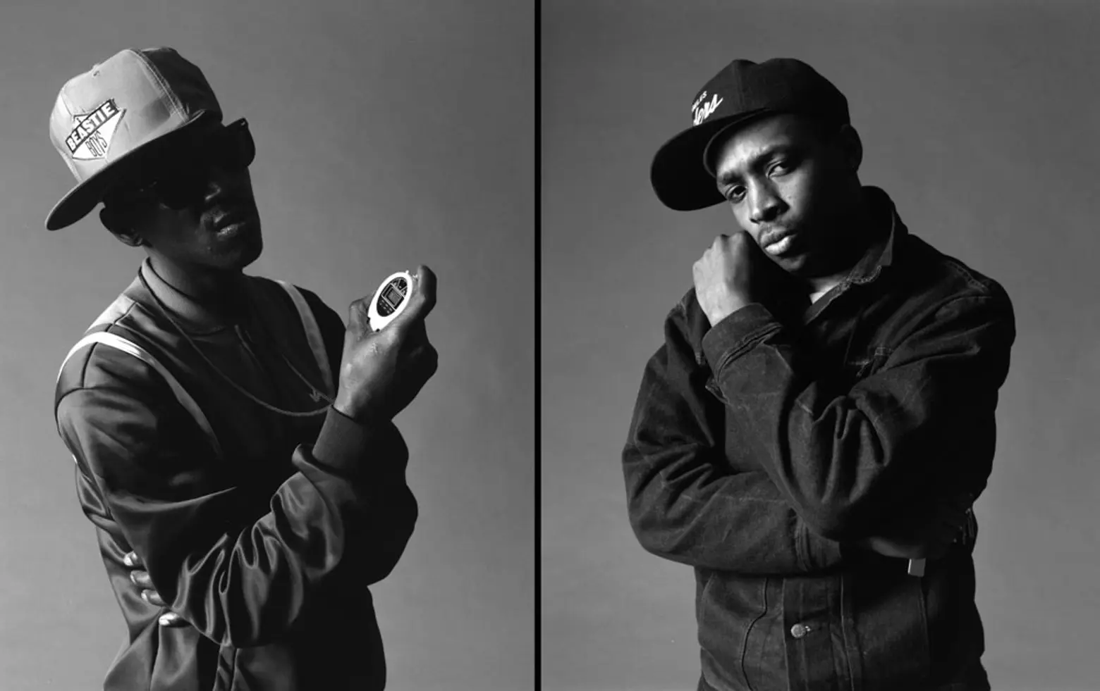 Public Enemy's Flava Flav and Chuck D NYC 1987