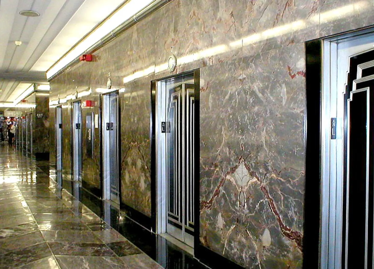 empire state building elevators, NYC Art Deco