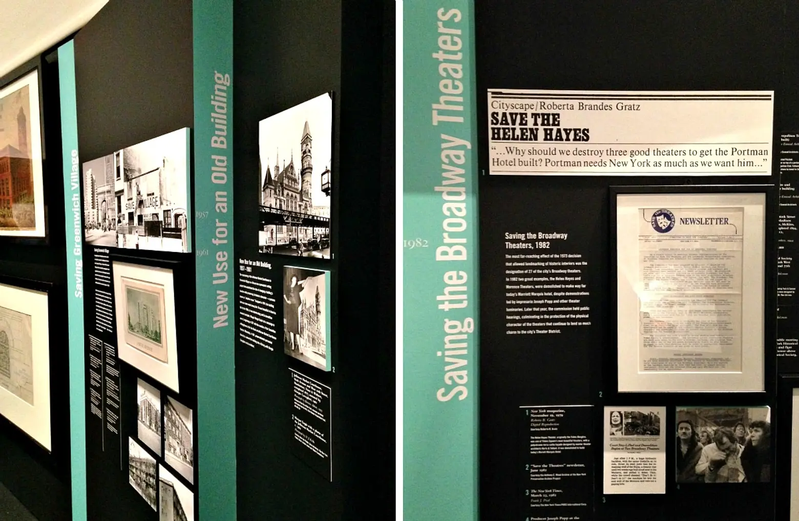 Museum of the City of New York, Saving Place exhibit, NYC landmarks law