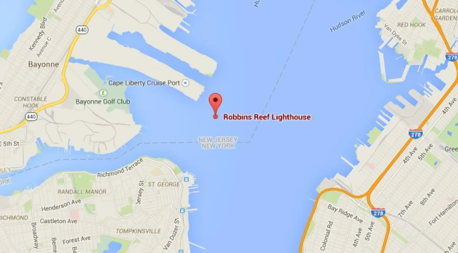 Robbins Reef, Robbins Reef Lighthouse, secret NYC islands