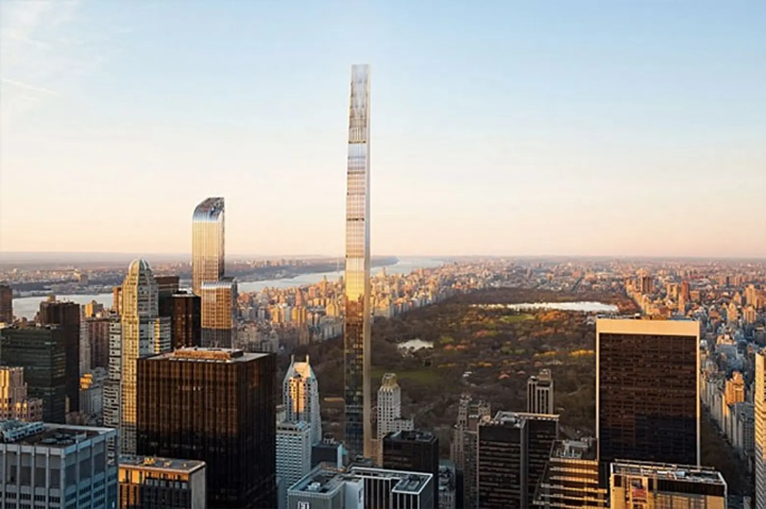 111 West 57th Street, SHoP Architects, skinniest tower in the world, NYC supertalls, tallest buildings, 432 Park Avenue
