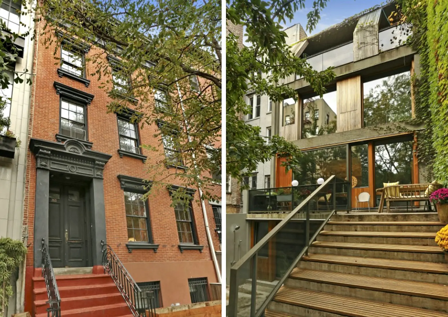 263 East 7th Street, five terraces and a roof deck, garden with trampoline, outdoor shower