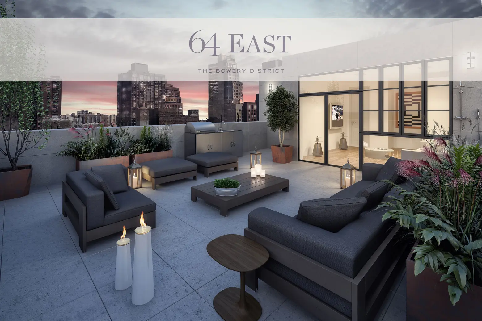 64 East 1st Street, East Village, Downtown apartments, condos, GF55 Architects,