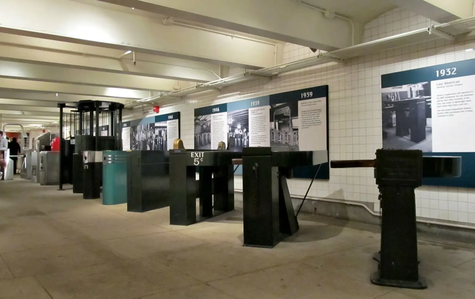 New York Transit Museum, turnstile exhibit, history of NYC subway, Brooklyn museums