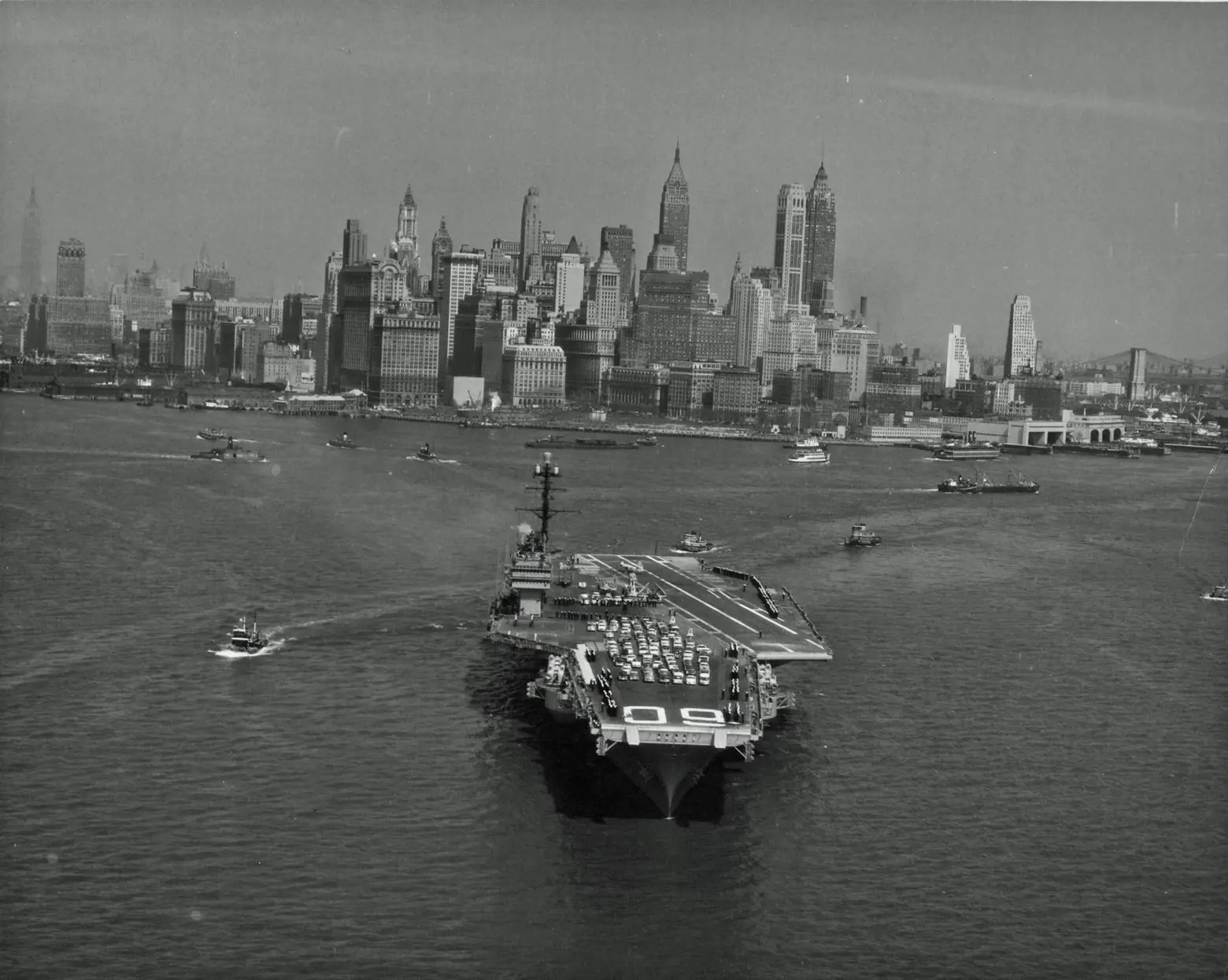New York port, 1950s, 1950s New York 
