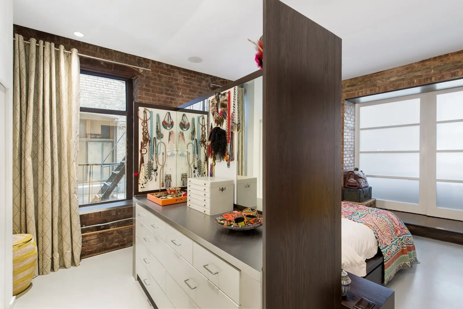 90 Hudson Street, Tribeca, loft, bedroom, co-op