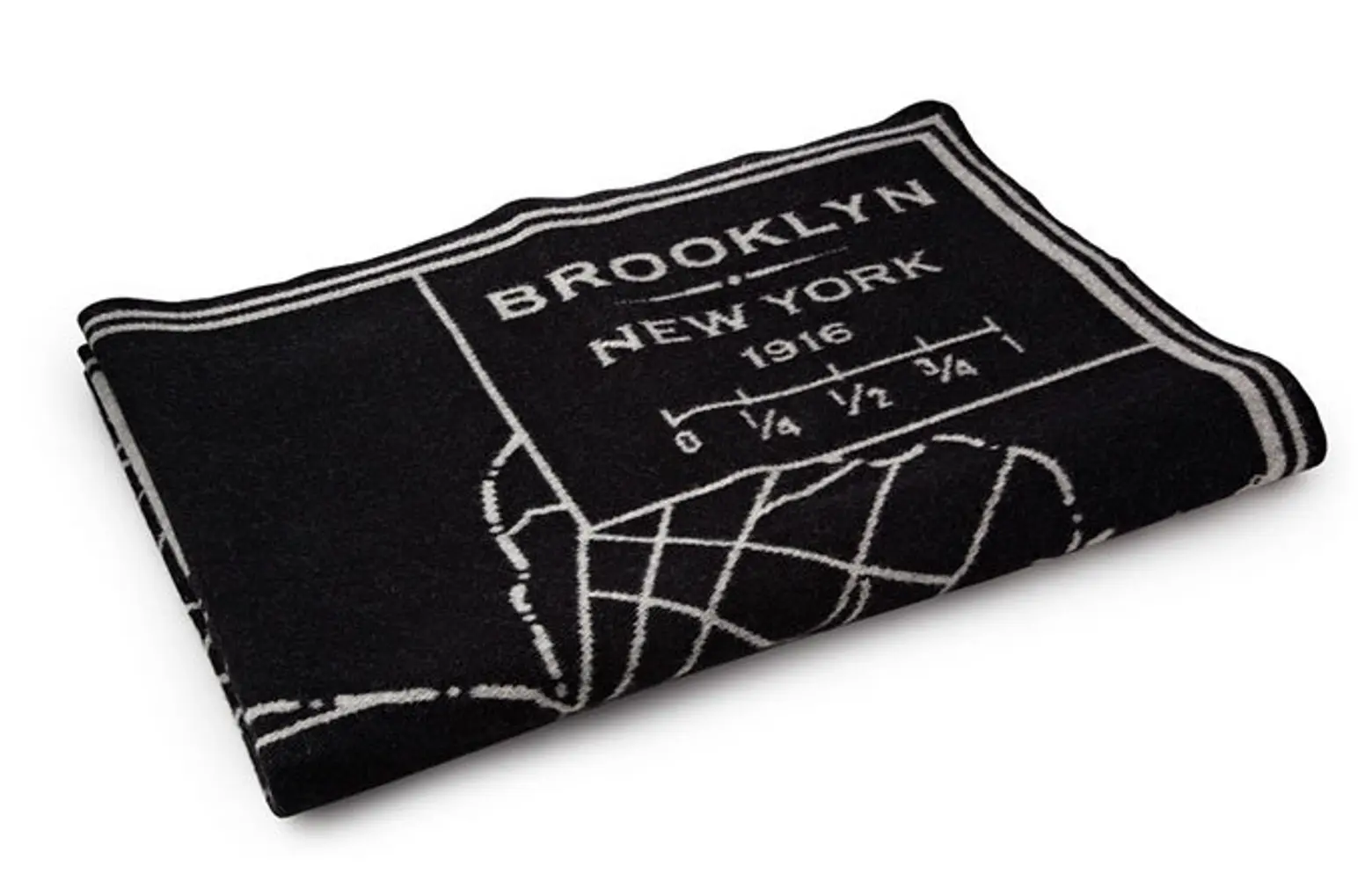 brooklyn map blanket, merino wool throw