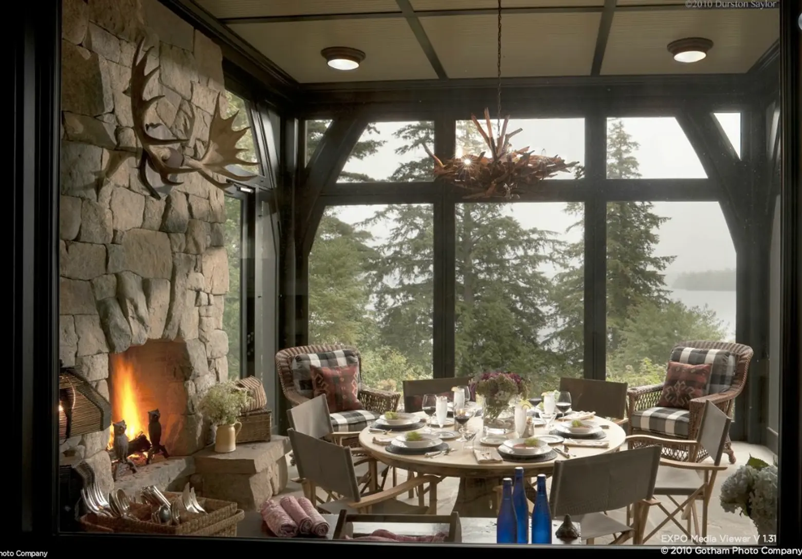 Camp Big Rock, dining room 