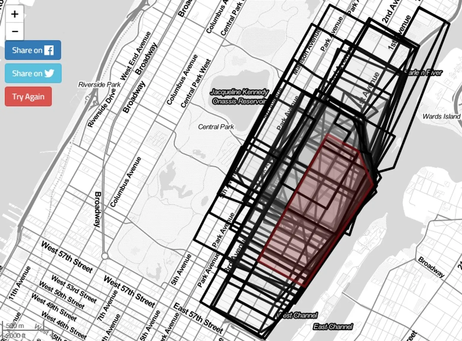 Neighborhood Border Map, NYC neighborhood boundaries, DNAinfo
