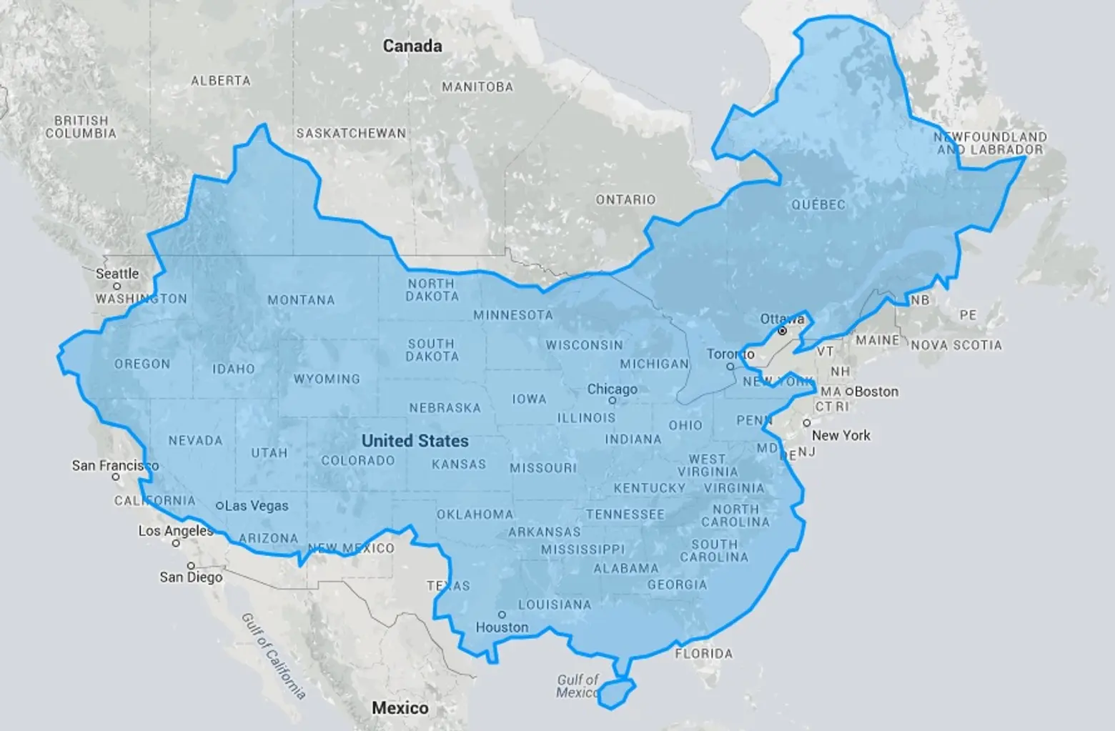 The True Size Of, interactive world maps, realistic map, non-distorted map