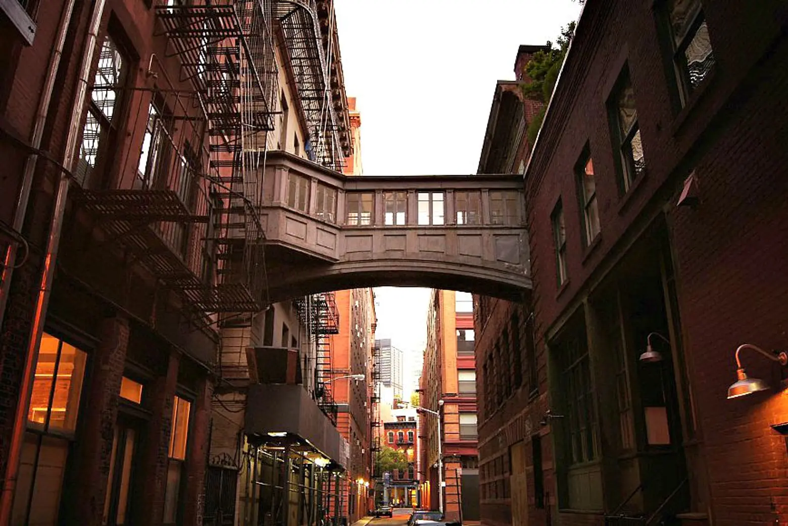 Staple Street Skybridge, NYC pedestrian bridges, 67 Hudson Street, 9 Jay Street