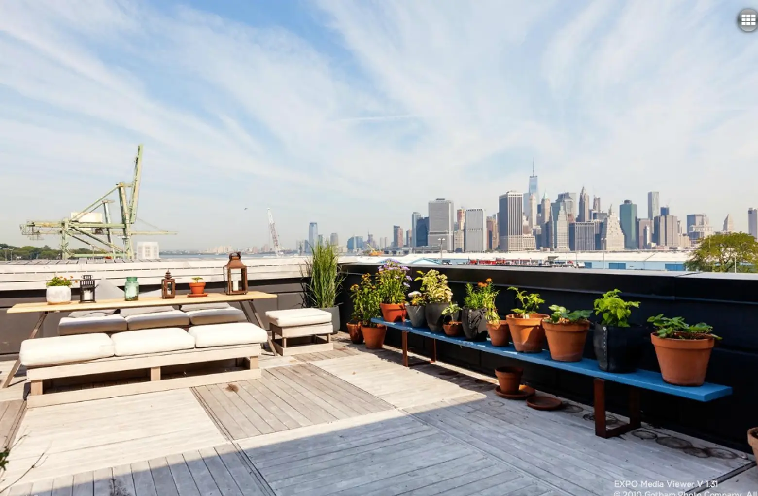 113A Columbia Street, roof deck 