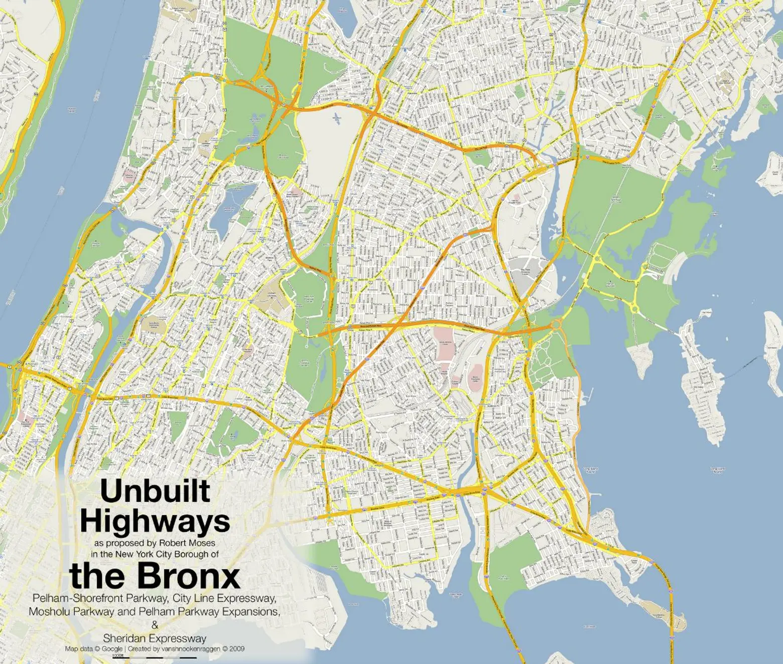 Unbuilt Highways of NYC, Vanshnookenraggen, Andrew Lynch, Robert Moses
