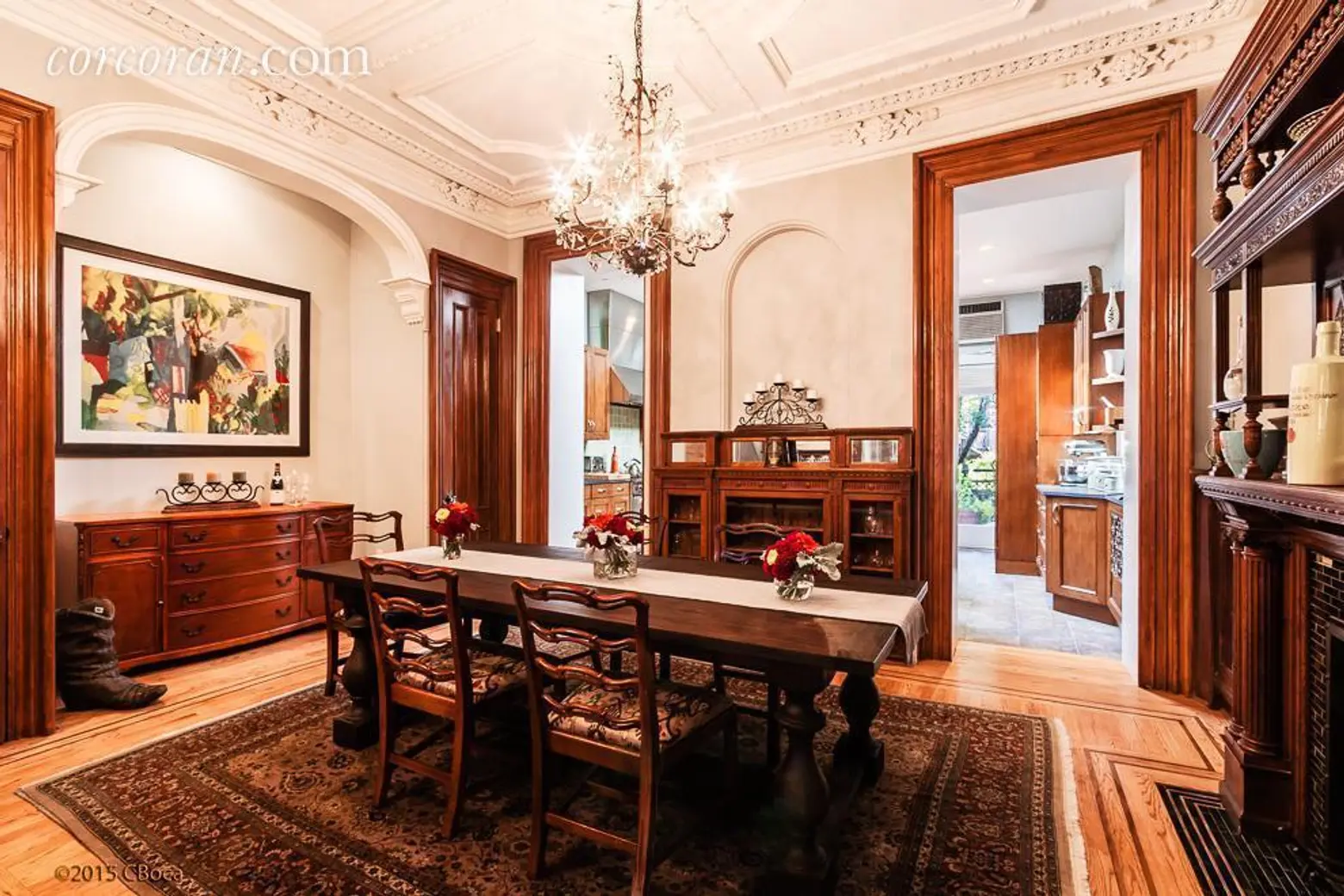 14 cambridge place, dining room, clinton hill, townhouse 
