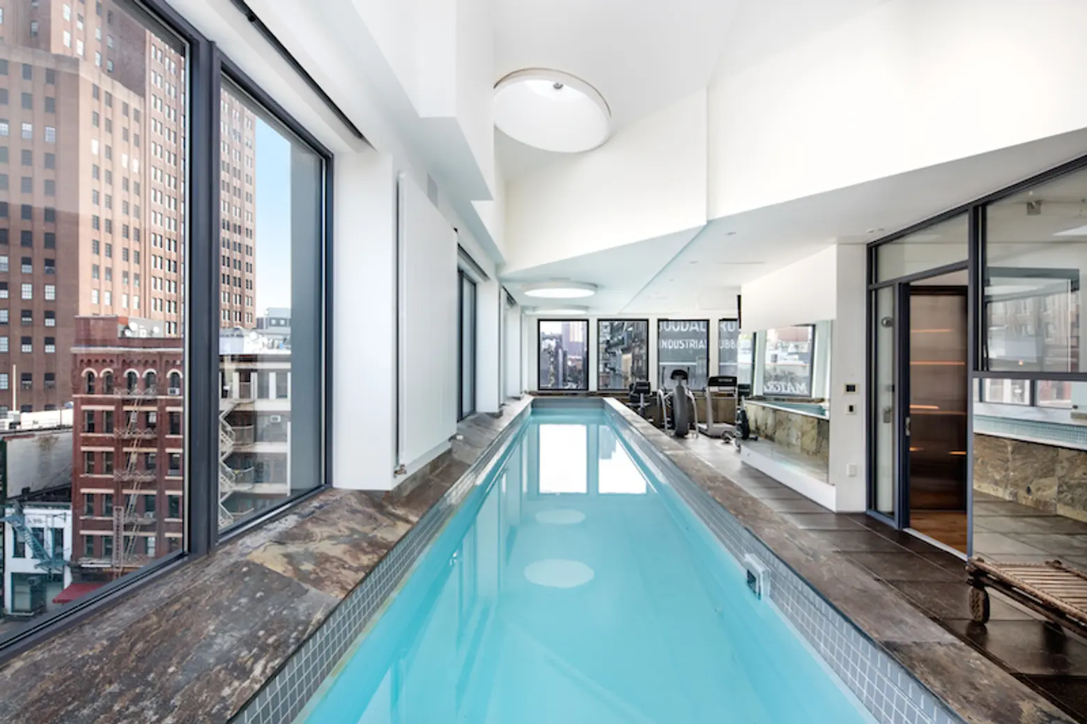 2 North Moore, Cool listing, Tribeca, Modern Townhouse, Mansion, Urban Mansion, Lap pool, garage, NYC mansion for sale